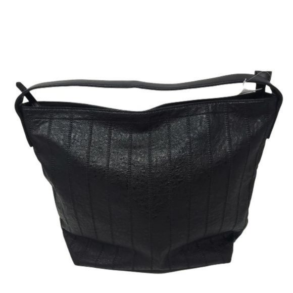 Mia & Luca Handbags - MIA & LUCA Large Black multi zipper & stitches